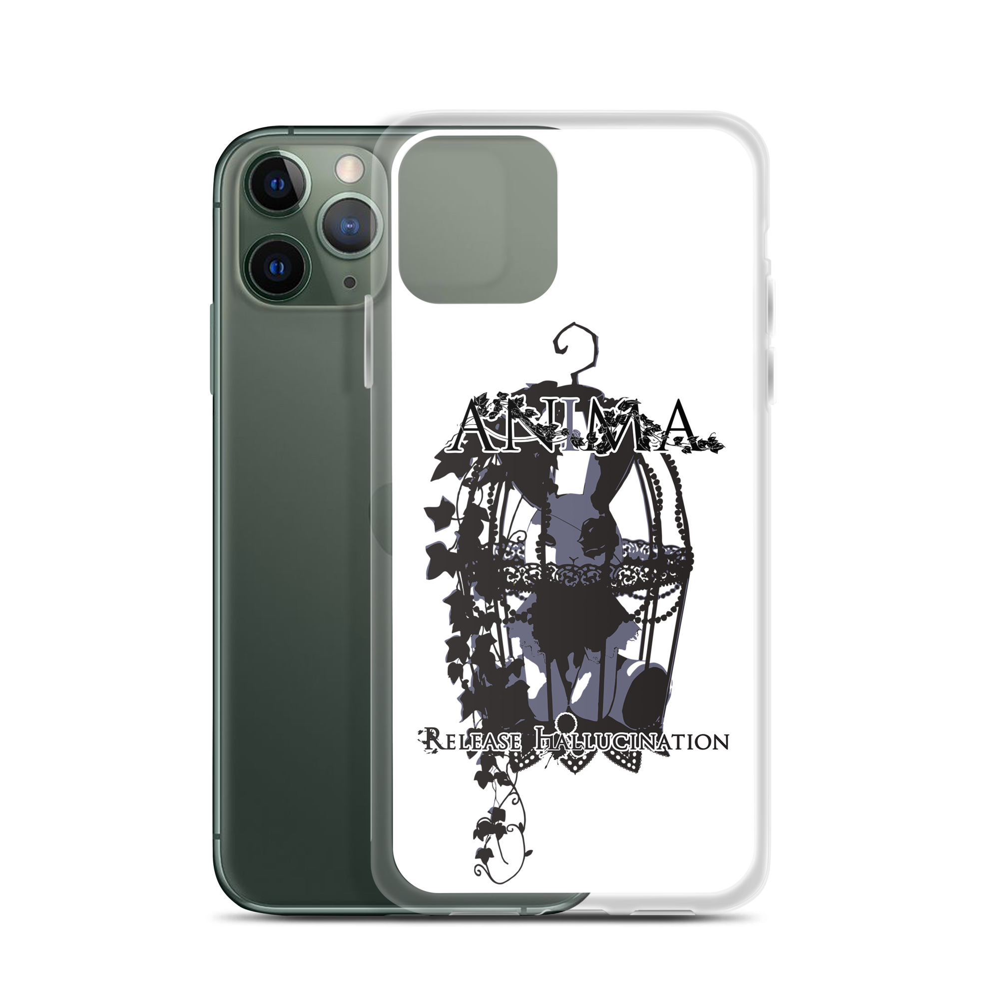 The Rabbit of Anima Clear White Case for iPhone®7and later