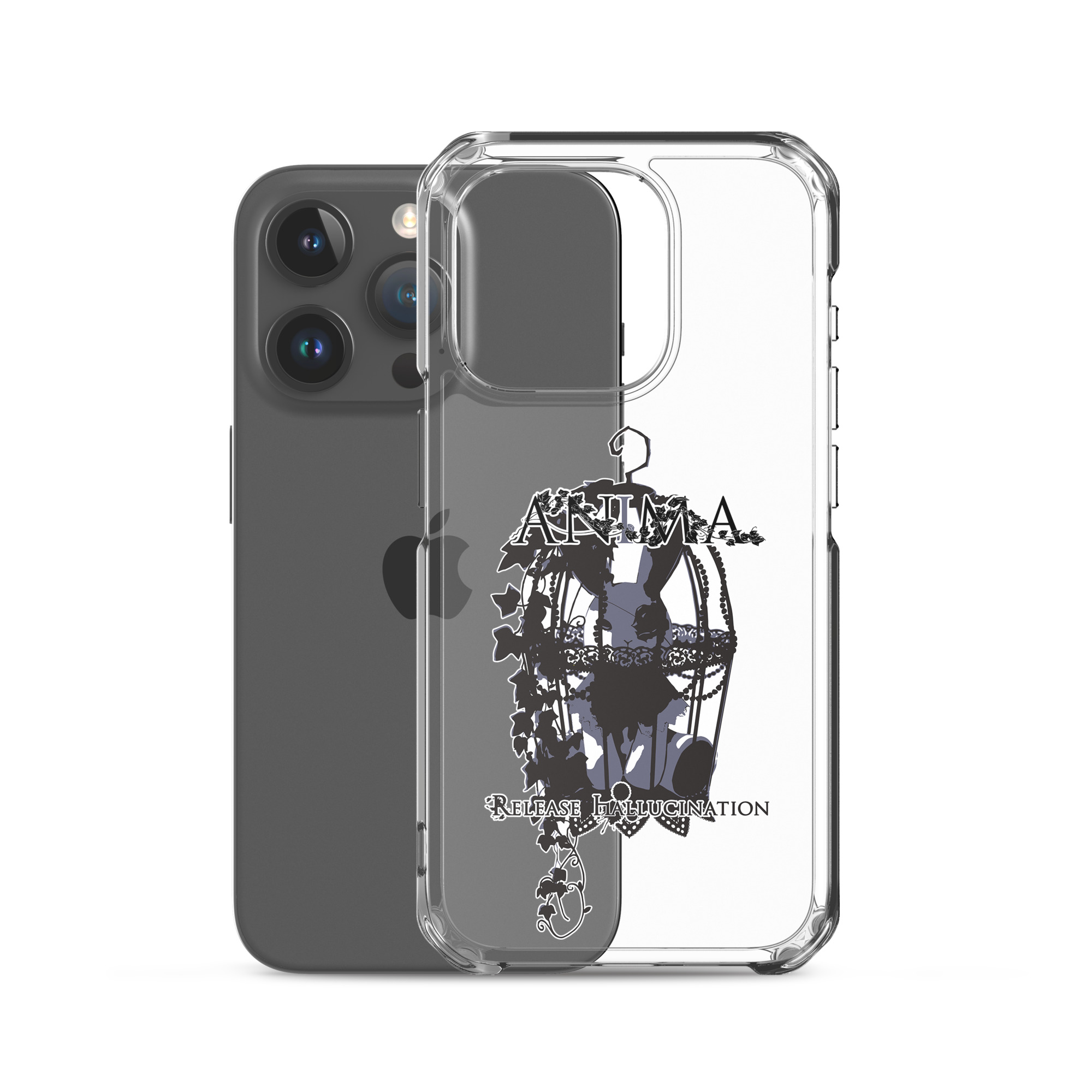 The Rabbit of Anima Clear Case for iPhone®13 and later, Pro and Pro Max