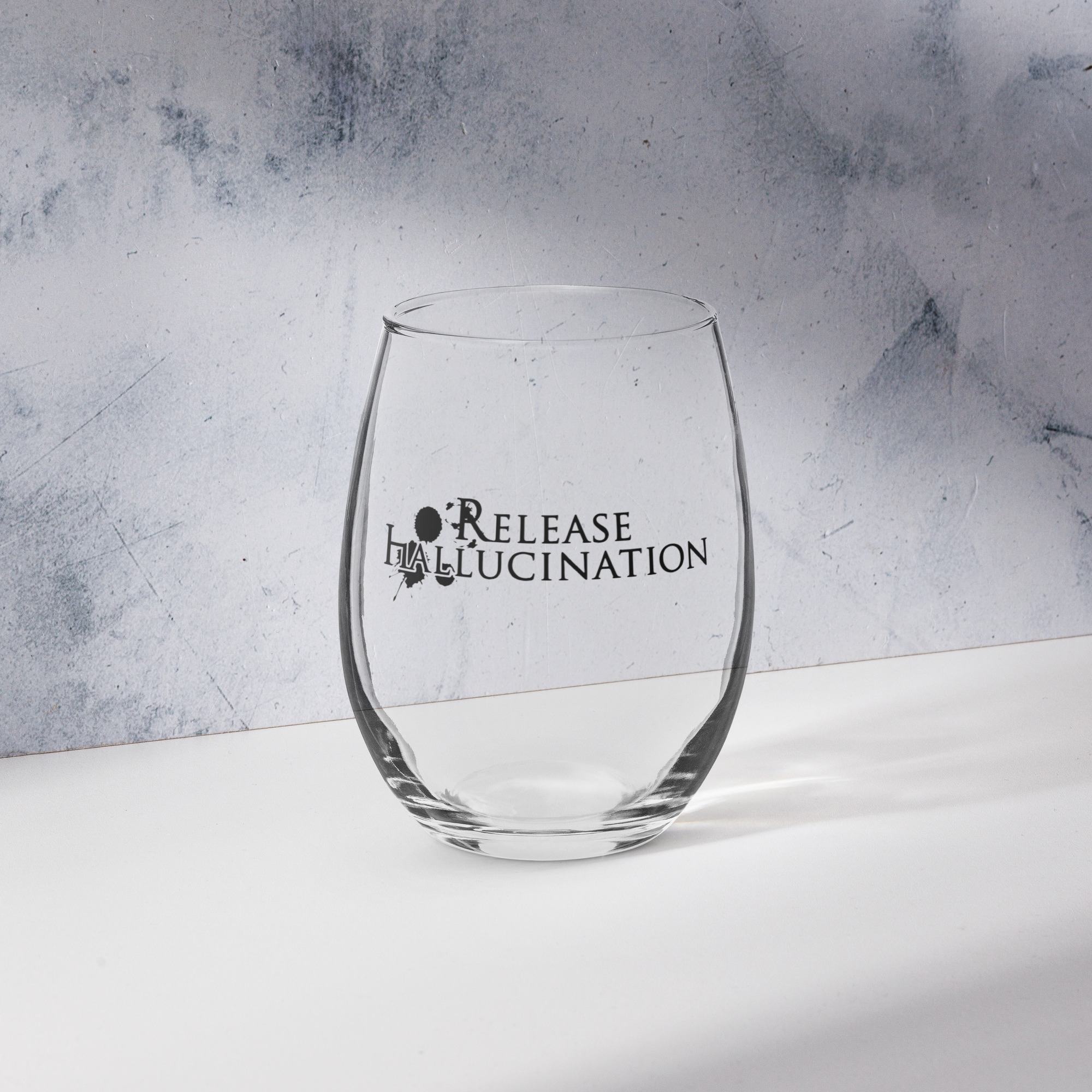 The Glass with Release Hallucination LOGO(2024) -Black-