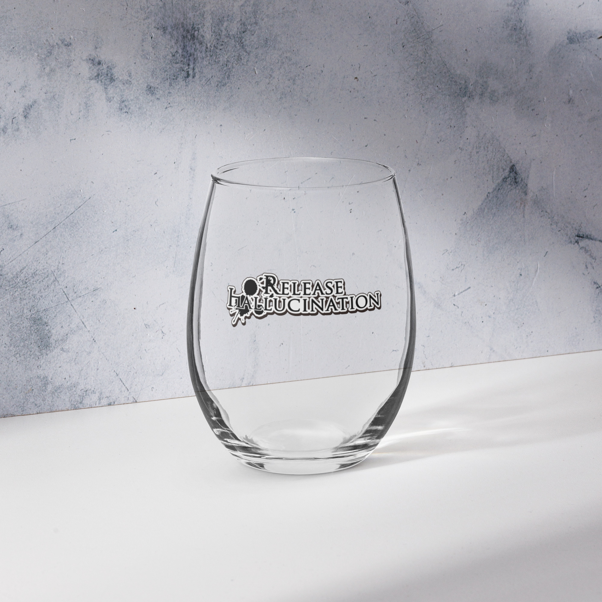 The Glass with Release Hallucination LOGO(2024) -White-