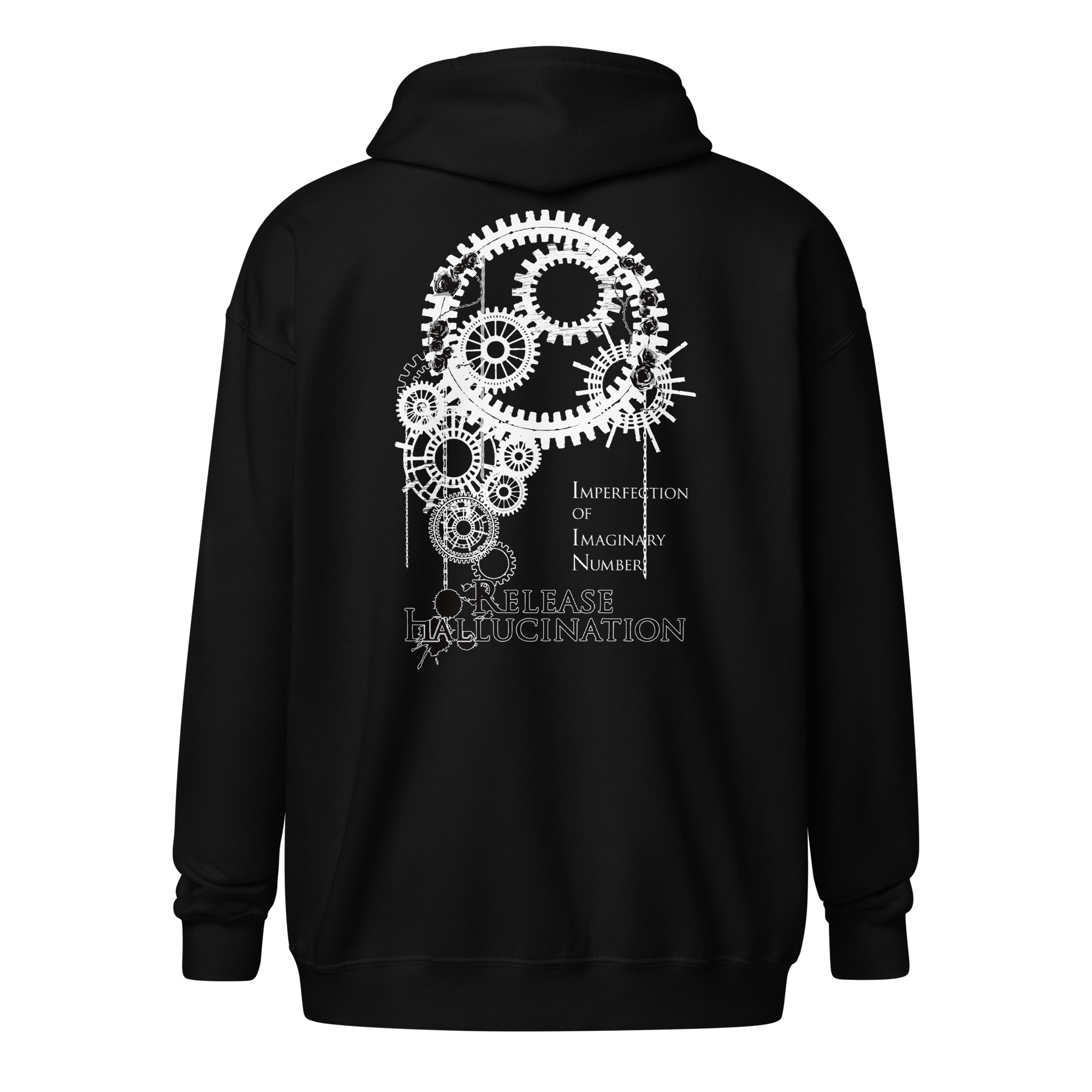 The Gears of Imaginary Number Zip hoodie